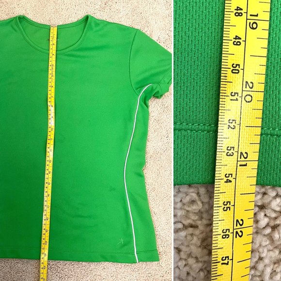Ativa Tennis Green Performance Short Sleeved T-shirt Womens Sz M - Picture 12 of 12